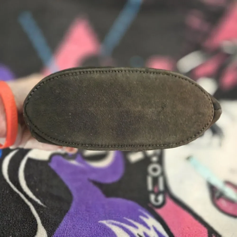 Vintage 1950s Black Suede Kiss Lock Evening Purse Patent Bow Cocktail Handbag